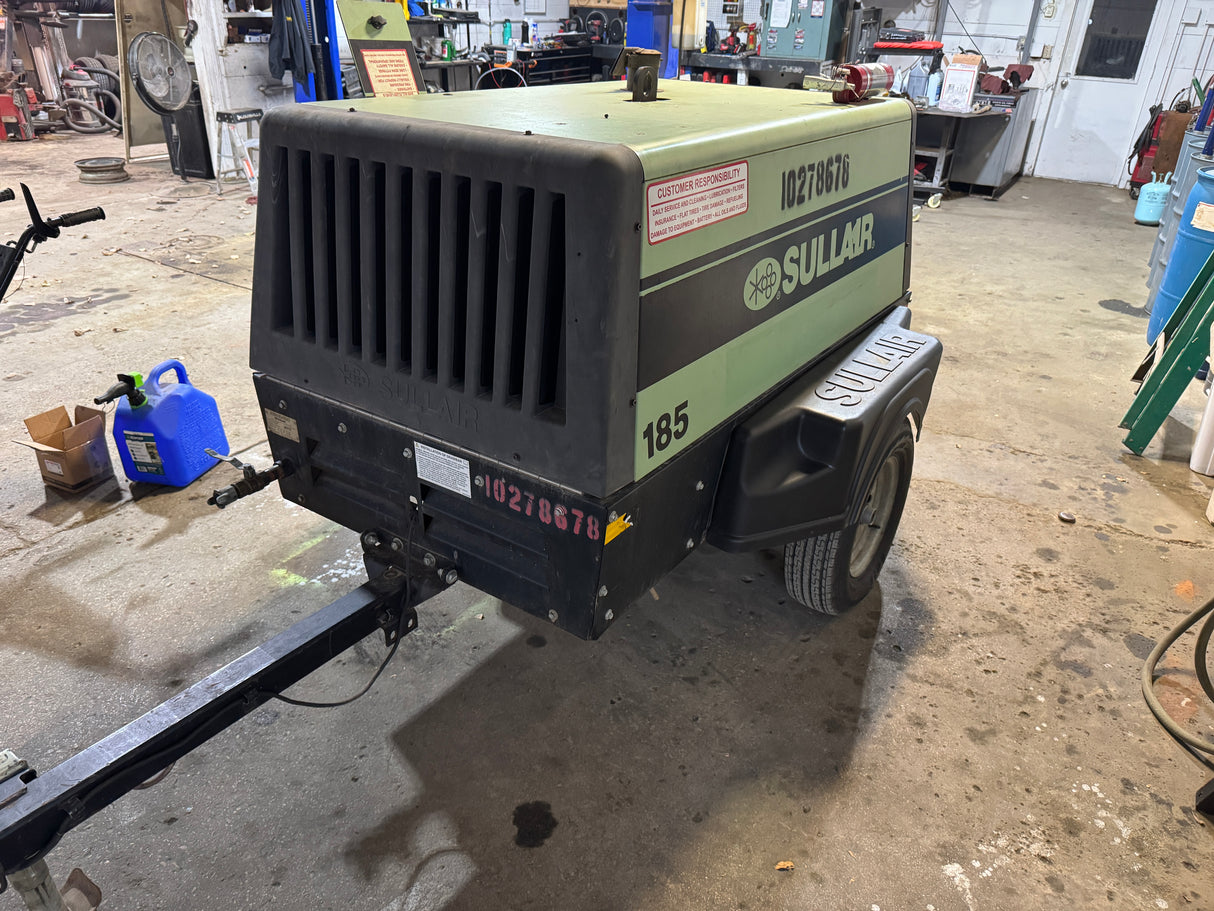 Sullair 185 CFM Portable Air Compressor - USED