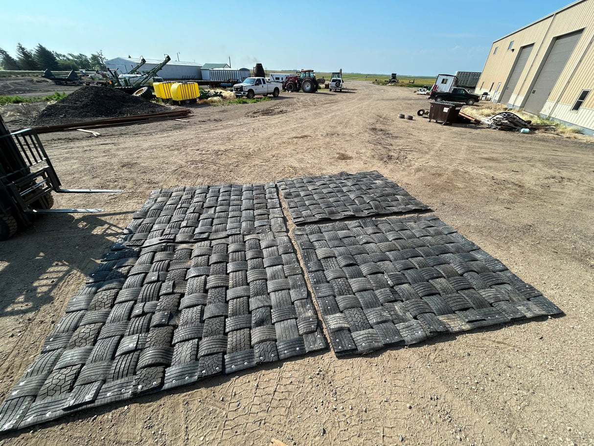 Multiple rubber mats