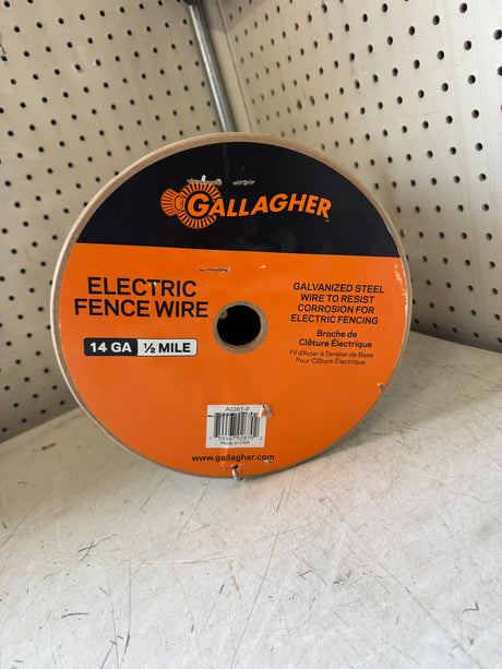 Gallagher Electric Fence Wire label